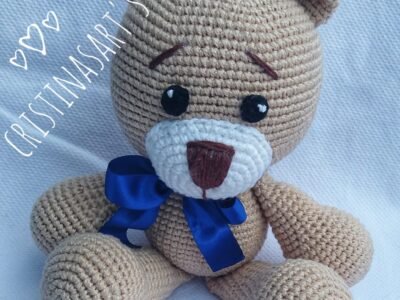 Urso em amigurumi